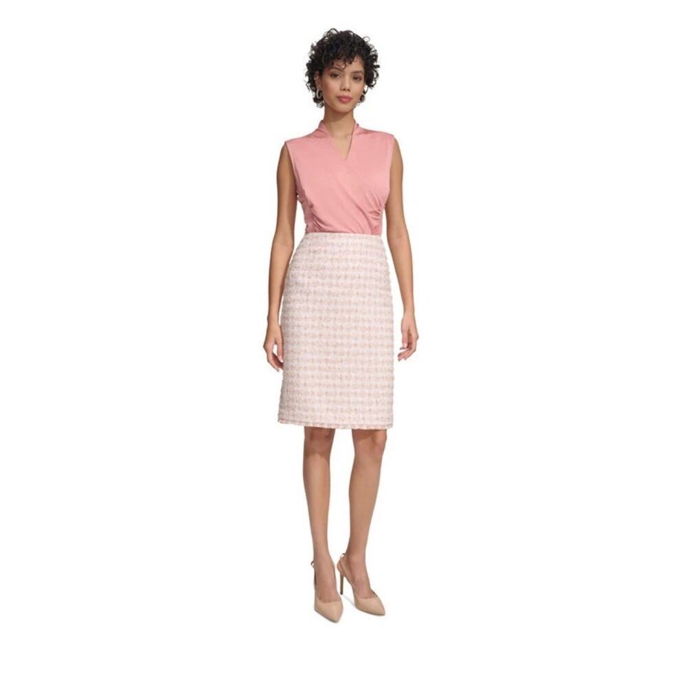Calvin Klein Women's Tweed Pencil‎ Skirt Size Petite 6 NWT $89